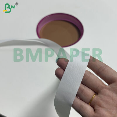 24mm 27mm White Cigarette Paper Rolls 25gsm Food Grade Striped Wrapping Paper