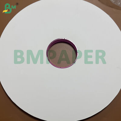 24mm 27mm White Cigarette Paper Rolls 25gsm Food Grade Striped Wrapping Paper