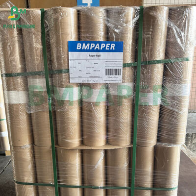 Strong Expansible 60gr One Side Gloss MG Stripped Kraft Paper Unbleached