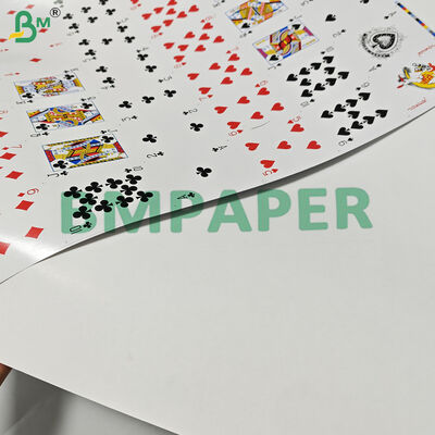 310gsm Linen Finish Playing Cardstock Paper 642 x 452mm Durable Black Core