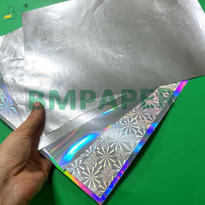68gsm 70gsm ওয়াটারপ্রুফ সিলভার ধাতুপট্টাবৃত বিয়ার লেবেল জন্য ভিজা শক্তি কাগজ 70cm