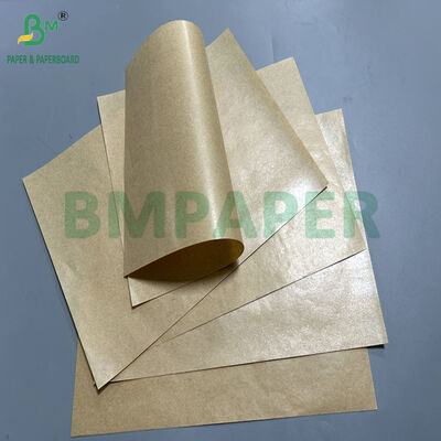 50gsm+15PE Brown Color PE Coated Paper For Tableware Packaging 70cm 80cm