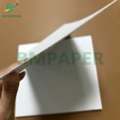 330gram White E flute Corrugated double-wall Cardboard For Perfume Box 70 x 100cm
