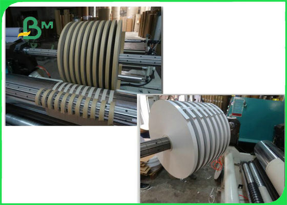 14 মিমি মাঝারি / অভ্যন্তরীণ 120 গ্রাম স্ট্রো পেপার রোল 100% পুনর্ব্যবহৃত এবং পরিবেশ বান্ধব