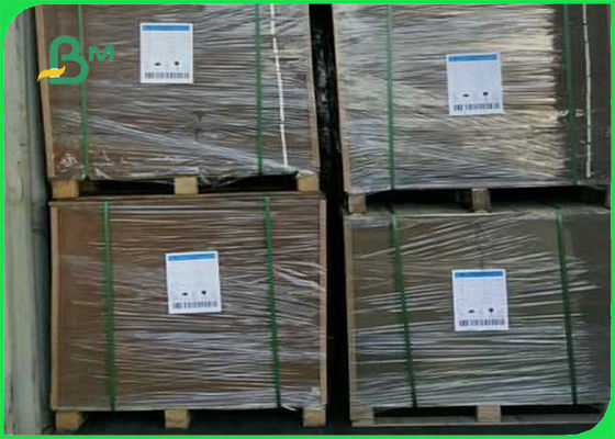 FSC অনুমোদন লেপা দ্বৈত বোর্ড 100% বর্জ্য কাগজ পাম্প ওজন 350g কুচ সাদা ফিরে পে পেপার