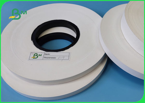 28g &amp; 60g &amp; 120g নীল স্ট্রো পেপার রোলস নমনীয় FSC এবং FDA স্ট্রিপ মুদ্রণ