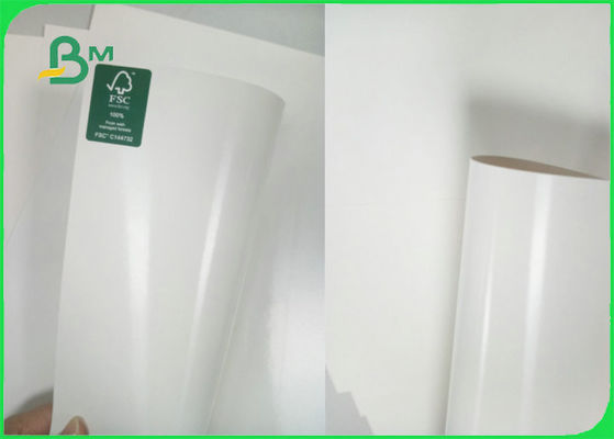 কাপ তৈরির জন্য এফএসসি সি 1 এস আইভরি বোর্ড পলি লেপড পেপার 300gsm + 15 জি পিই 70 এক্স 100 সেন্টিমিটার