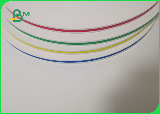 উদযাপন জন্য এফডিএ এফএসসি ওয়েভ পোলকা ডট 60gsm সারফেস স্ট্র পেপার রোল 15 মিমি