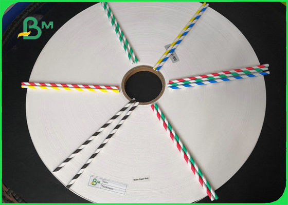 কফি স্ট্রগুলির জন্য কাস্টম মুদ্রিত রঙের পানীয় স্ট্র পেপার