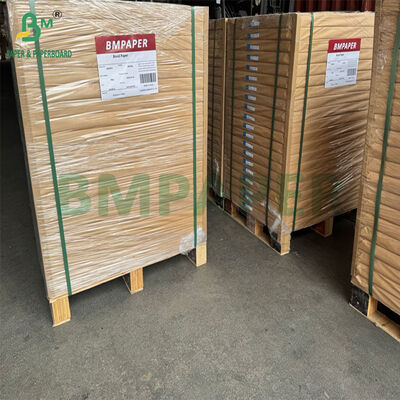 ৩৮০মিমি ৪০০মিমি ৪০জিএসএম +১০পিই ব্লিচড হোয়াইট এমজি ক্রাফট পেপার রোল সুগার প্যাকেজের জন্য