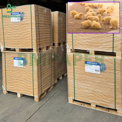 ৯০ গ্রাম ১১০ গ্রাম ব্রাউন রঙের জল পাতার কাগজ কৃষি ব্যবহারের জন্য ৭৫ সেমি ৯০ সেমি রোল