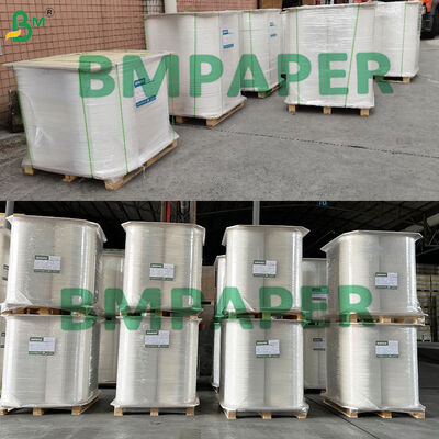 BMPAPER উচ্চ শ্বাস প্রশ্বাসের টেক্সচারযুক্ত তামাক রোলিং পেপার 25gsm ছোট রোলস